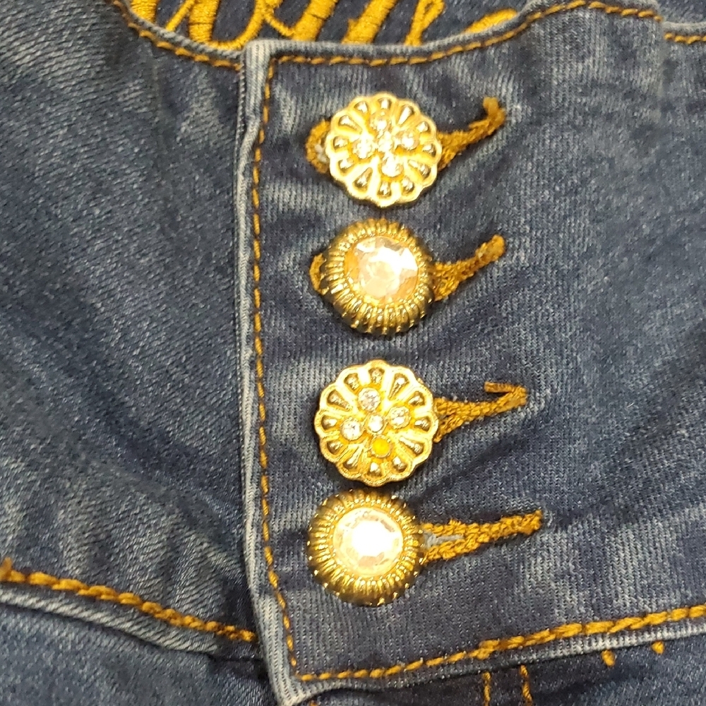 Vtg Kalowa Premium Blue Push Up Stretch  Jeans  Size 29 - Picture 6 of 16